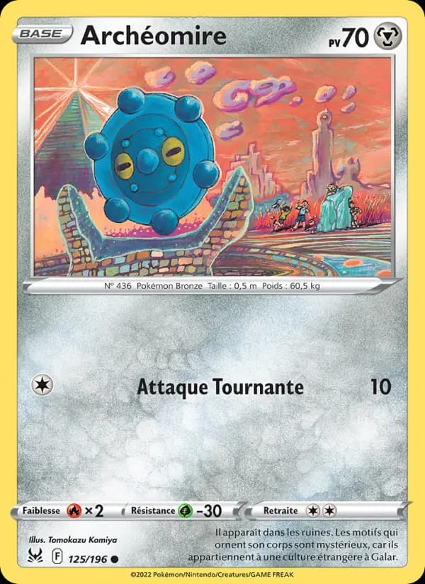 Carte Pokémon Archéomire #125 — Origine Perdue