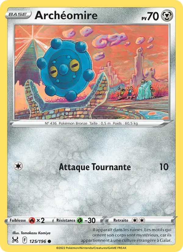 Carte Pokémon Archéomire #125 — Origine Perdue