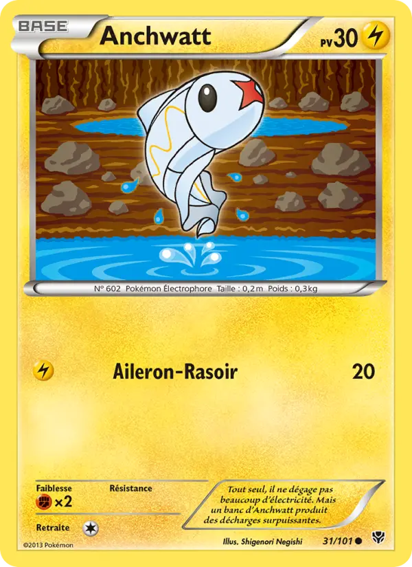 Carte Pokémon Anchwatt #31 — Explosion Plasma