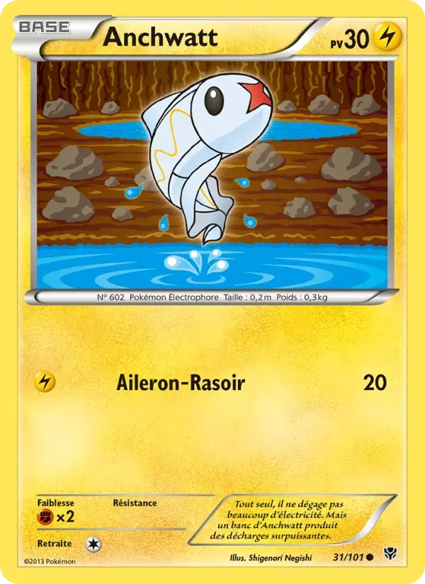 Carte Pokémon Anchwatt #31 — Explosion Plasma