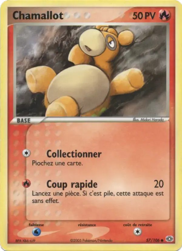 Carte Pokémon Chamallot #57 — Émeraude