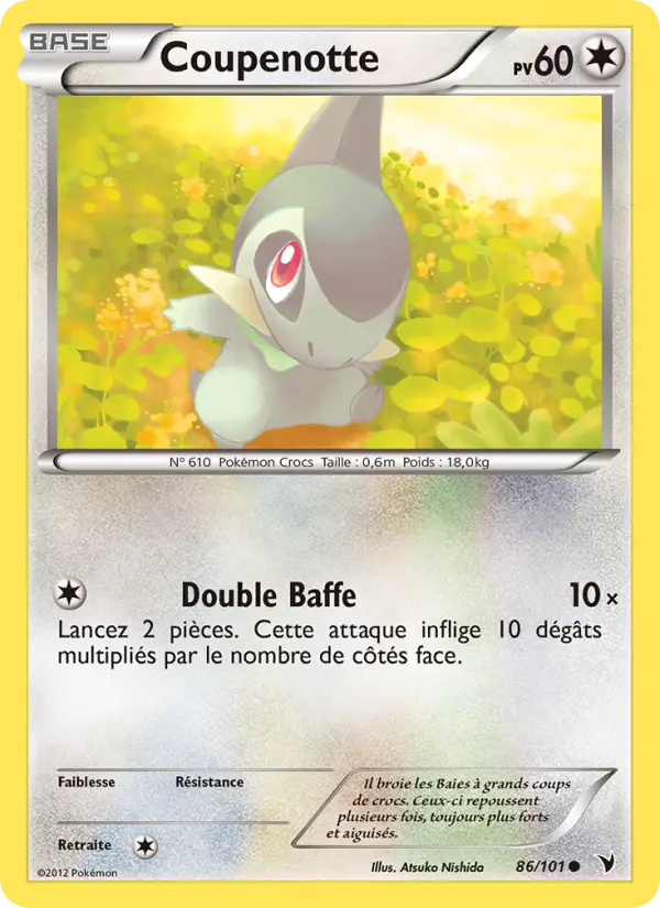 Carte Pokémon Coupenotte #86 — Nobles Victoires