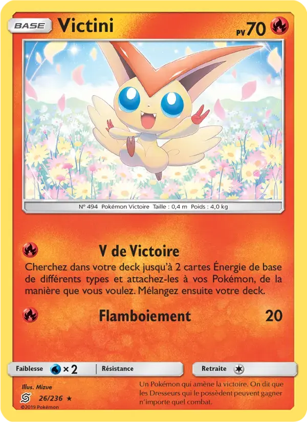 Carte Pokémon Victini #26 — Harmonie des Esprits