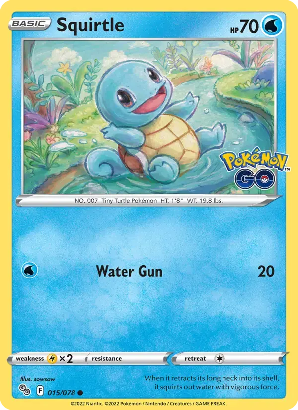 Squirtle #015 — Pokémon GO