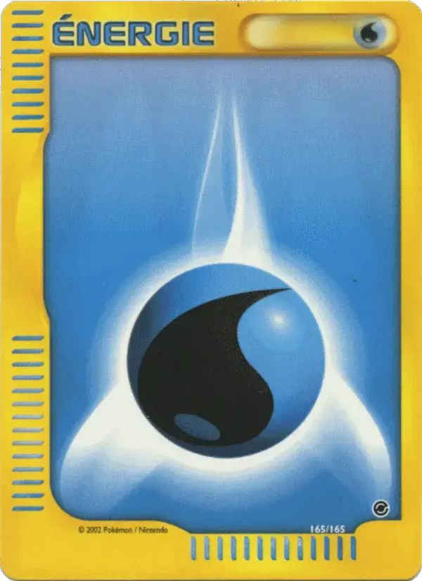 Carte Pokémon Énergie Eau #165 — Expédition