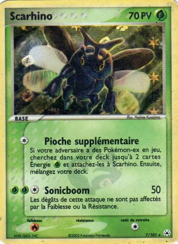 Carte Pokémon Scarhino #7 — Légendes Oubliées