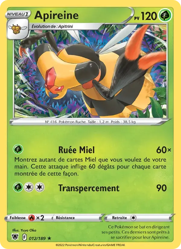 Carte Pokémon Apireine #012 — Astres Radieux
