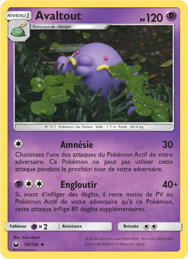 Carte Pokémon Avaltout #58 — Tempête Céleste