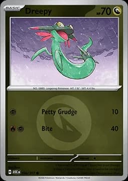 Dreepy #158 Non Holo — Ascended Heroes