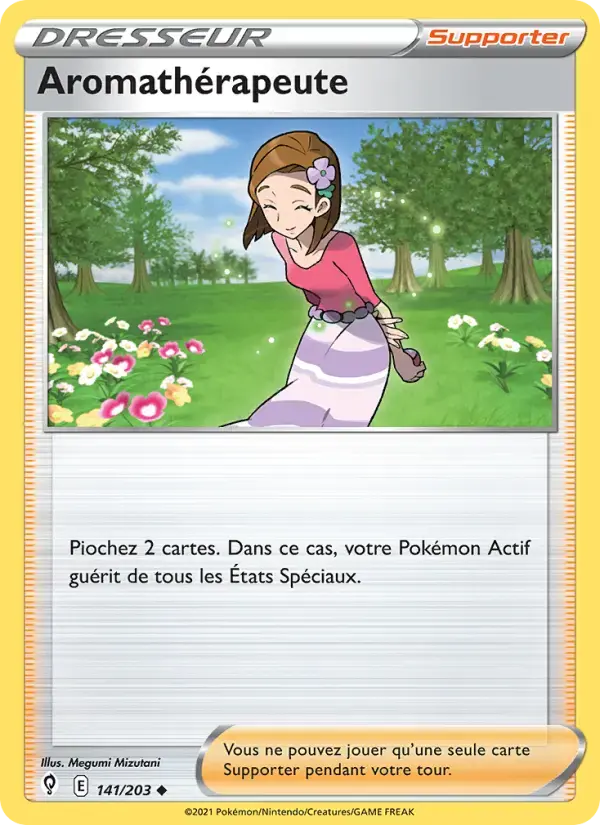 Carte Pokémon Aromathérapeute #141 — Évolution Céleste