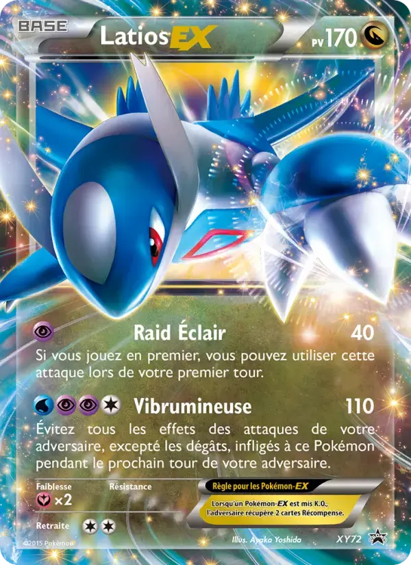 Carte Pokémon Latios EX #XY72 — Promos X&Y