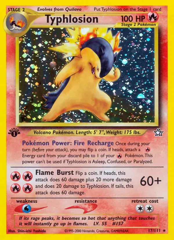 Typhlosion #17 — Neo Genesis