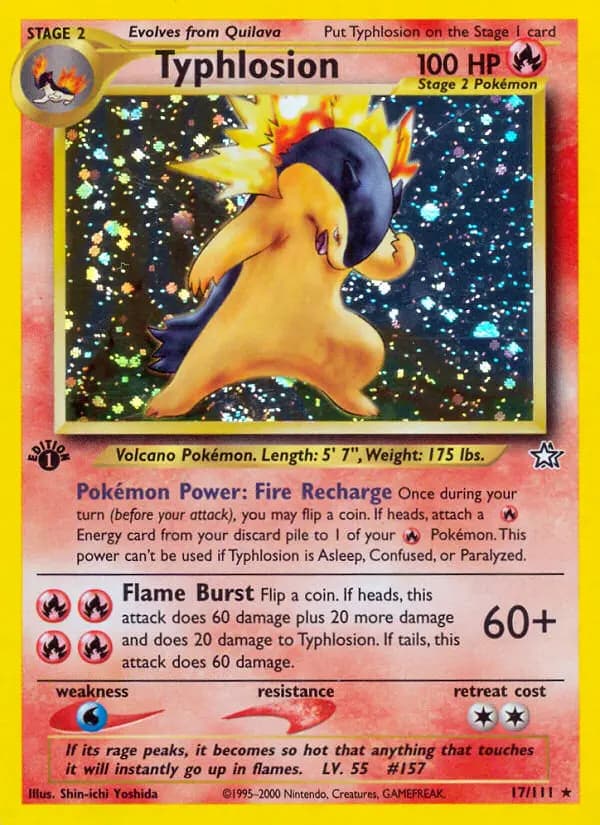 Typhlosion #17 — Neo Genesis