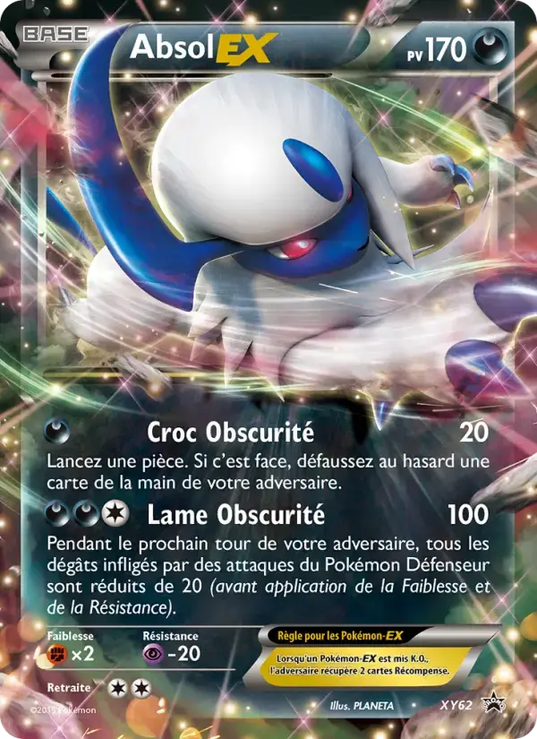 Carte Pokémon Absol EX #XY62 — Promos X&Y