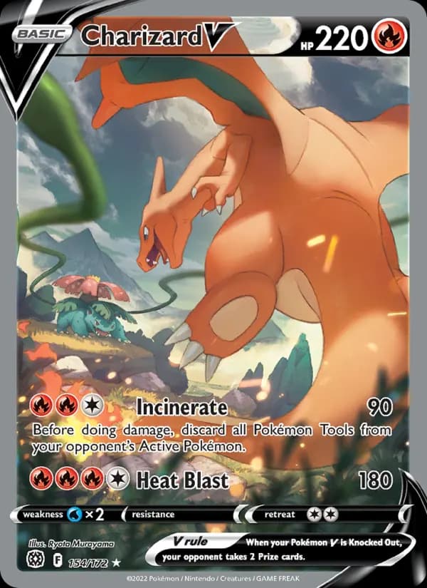 Charizard V #154 — Brilliant Stars