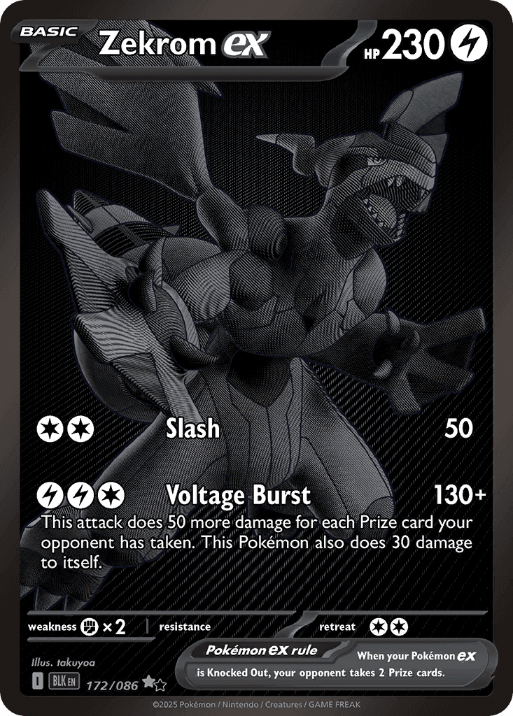Zekrom ex #172 — Black Bolt