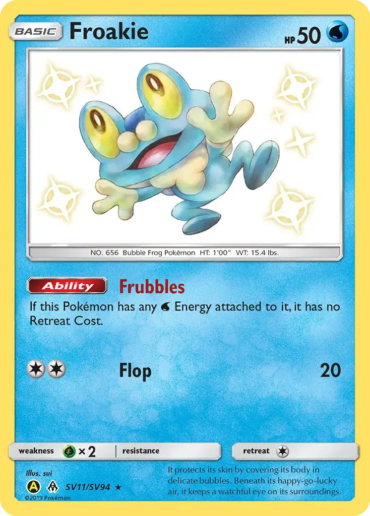 Froakie #SV11 — Hidden Fates