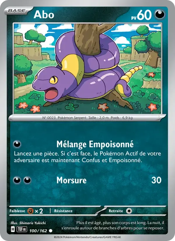 Carte Pokémon Abo #100 — Forces Temporelles