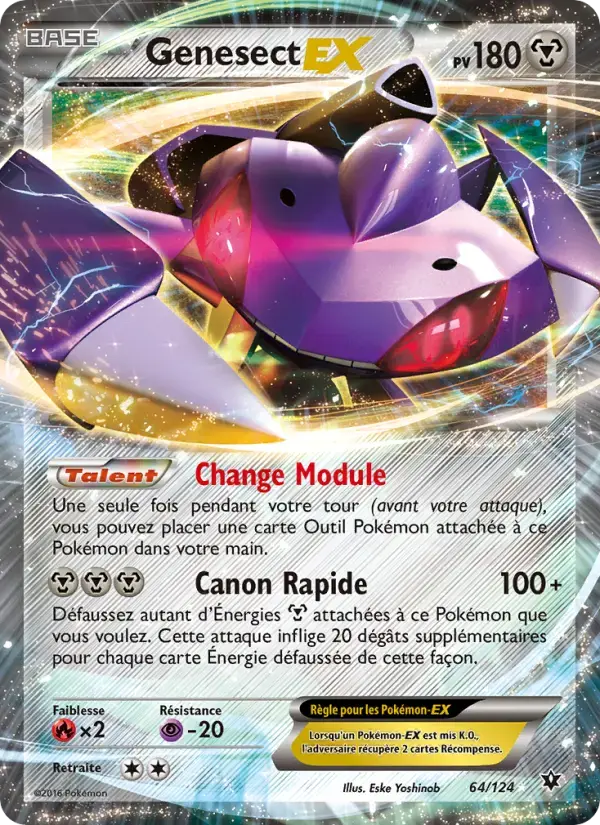 Carte Pokémon Genesect EX #64 — Impact des Destins