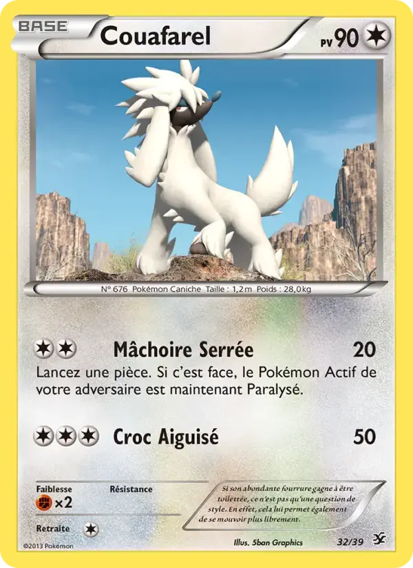 Carte Pokémon Couafarel #32 — Bienvenue à Kalos