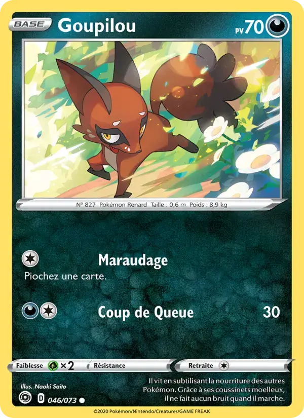Carte Pokémon Goupilou #46 — La Voie du Maître