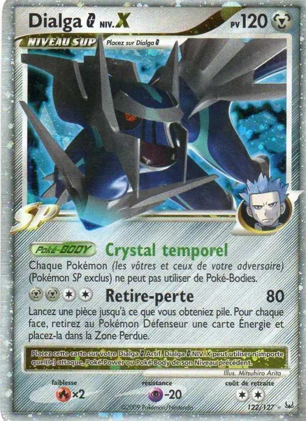 Carte Pokémon Dialga  #122 — Platine