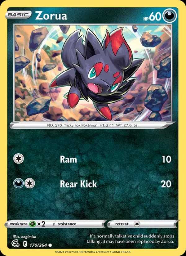 Zorua #170 — Fusion Strike
