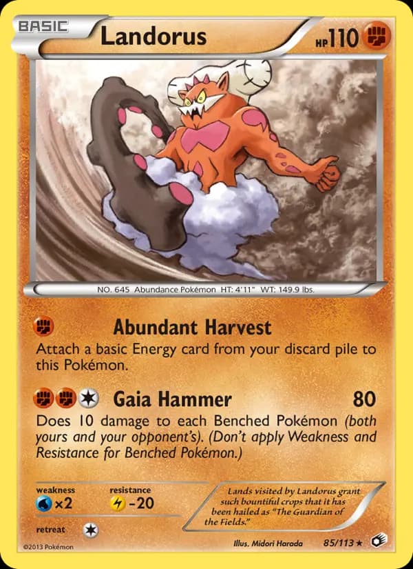 Landorus #85 — Legendary Treasures