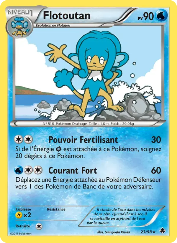 Carte Pokémon Flotoutan #23 — Pouvoirs Émergents