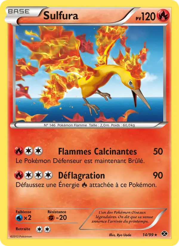 Carte Pokémon Sulfura #14 — Destinées Futures