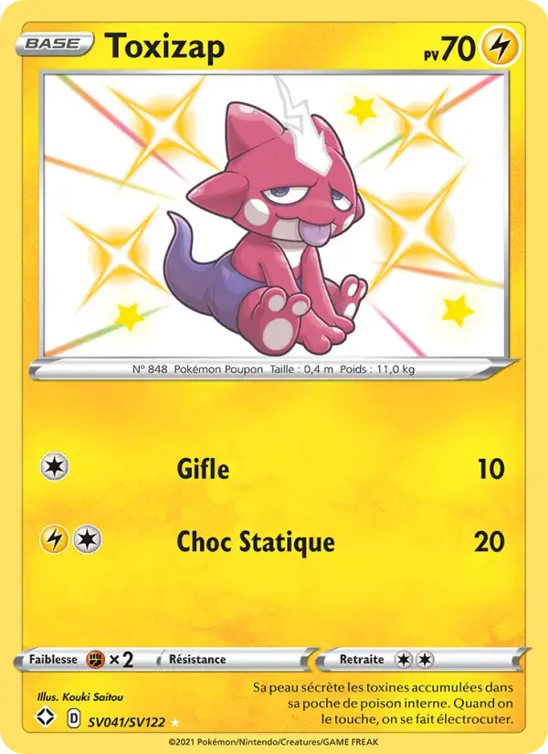 Carte Pokémon Toxizap #SV041 — Destinées Radieuses