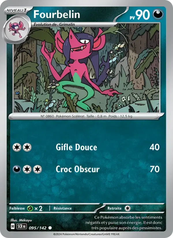 Carte Pokémon Fourbelin #095 — Couronne Stellaire