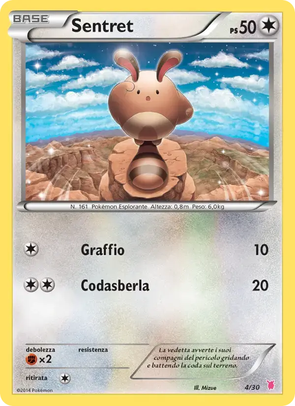 Carte Pokémon Sentret #4 — Kit du Dresseur XY (Grodoudou)
