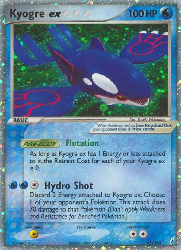 Kyogre ex #95 — Crystal Guardians