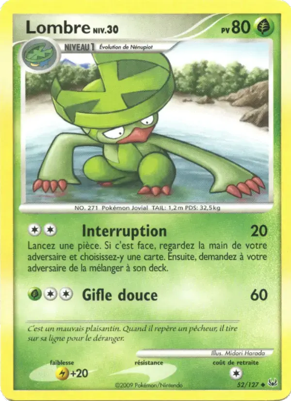 Carte Pokémon Lombre #52 — Platine