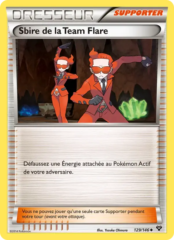 Carte Pokémon Sbire de la Team Flare #129 — XY