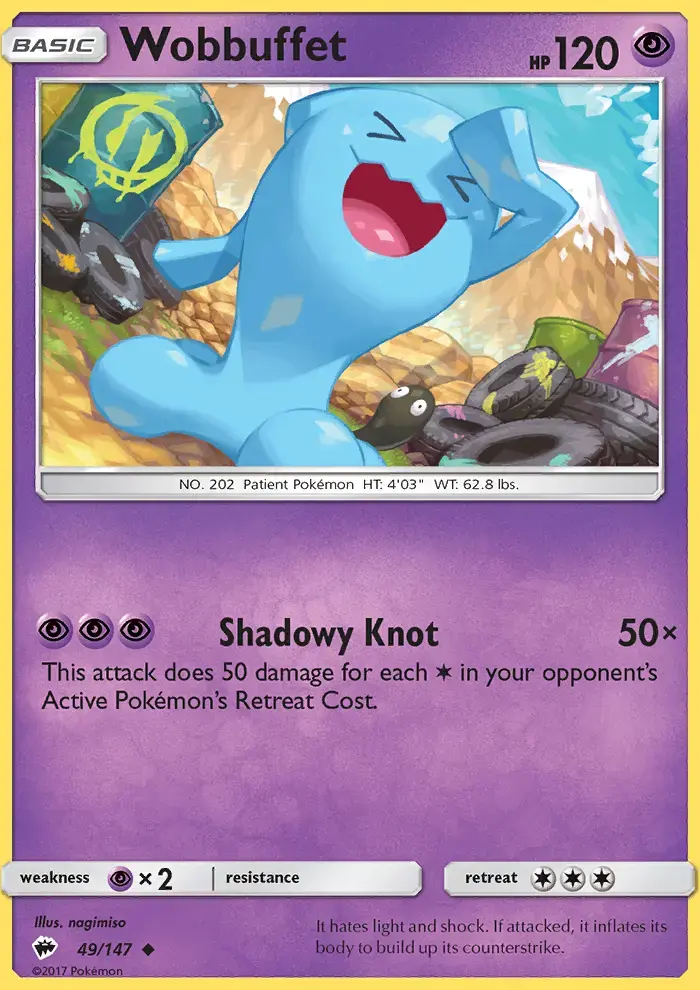 Wobbuffet #49 — Burning Shadows