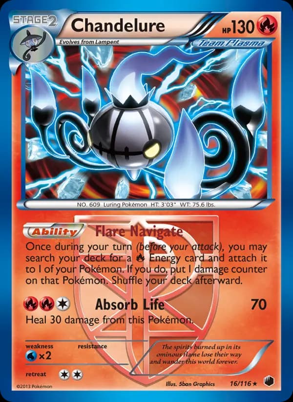 Chandelure #16 — Plasma Freeze