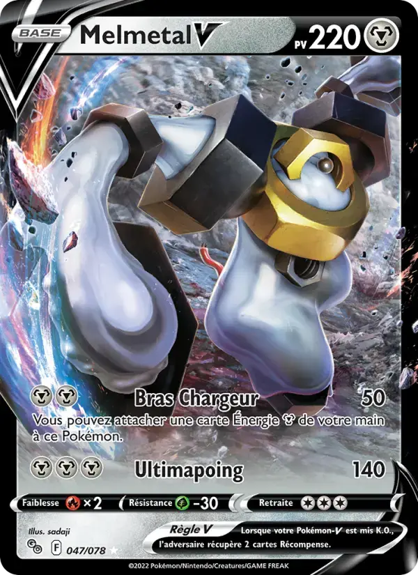 Carte Pokémon Melmetal V #047 — Pokémon GO