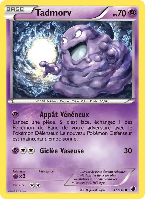 Carte Pokémon Tadmorv #45 — Glaciation Plasma