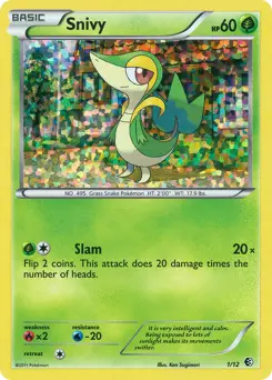 Snivy #1 — 2011 McDonald's Collection