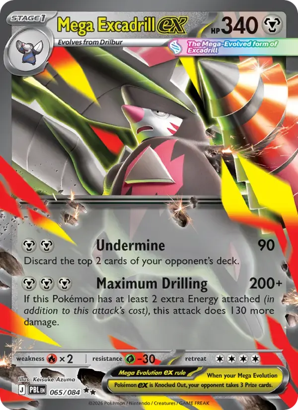 Mega Excadrill ex #065 — Pitch Black