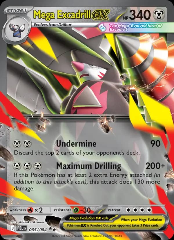 Mega Excadrill ex #065 — Pitch Black
