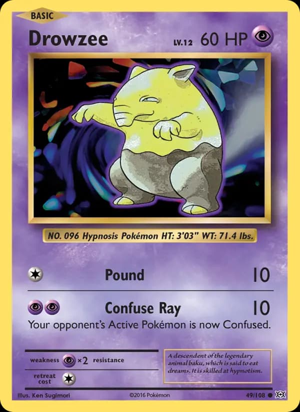 Drowzee #49 — Evolutions