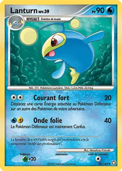 Carte Pokémon Lanturn #58 — Éveil des Légendes
