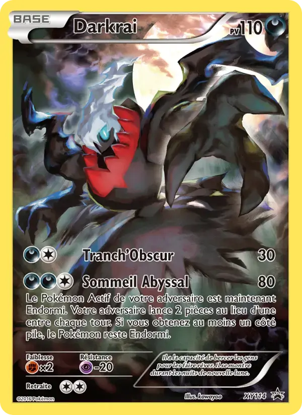 Carte Pokémon Darkrai #XY114 — Promos X&Y