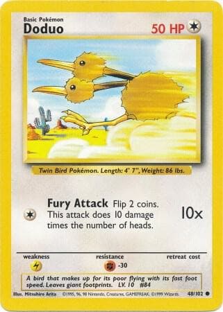 Doduo #48 — Base Set