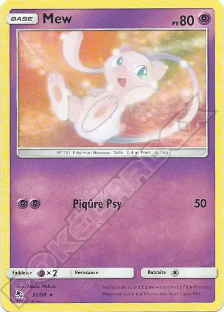 Carte Pokémon Mew #032 Stamp — Destinées Occultes