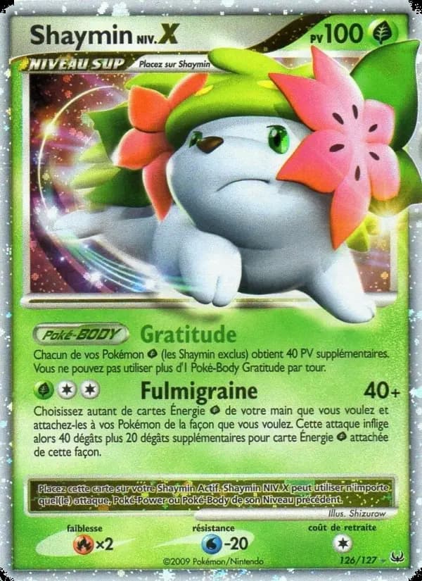 Carte Pokémon Shaymin #126 — Platine
