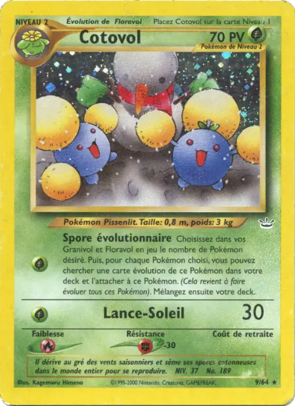 Carte Pokémon Cotovol #9 — Neo Revelation